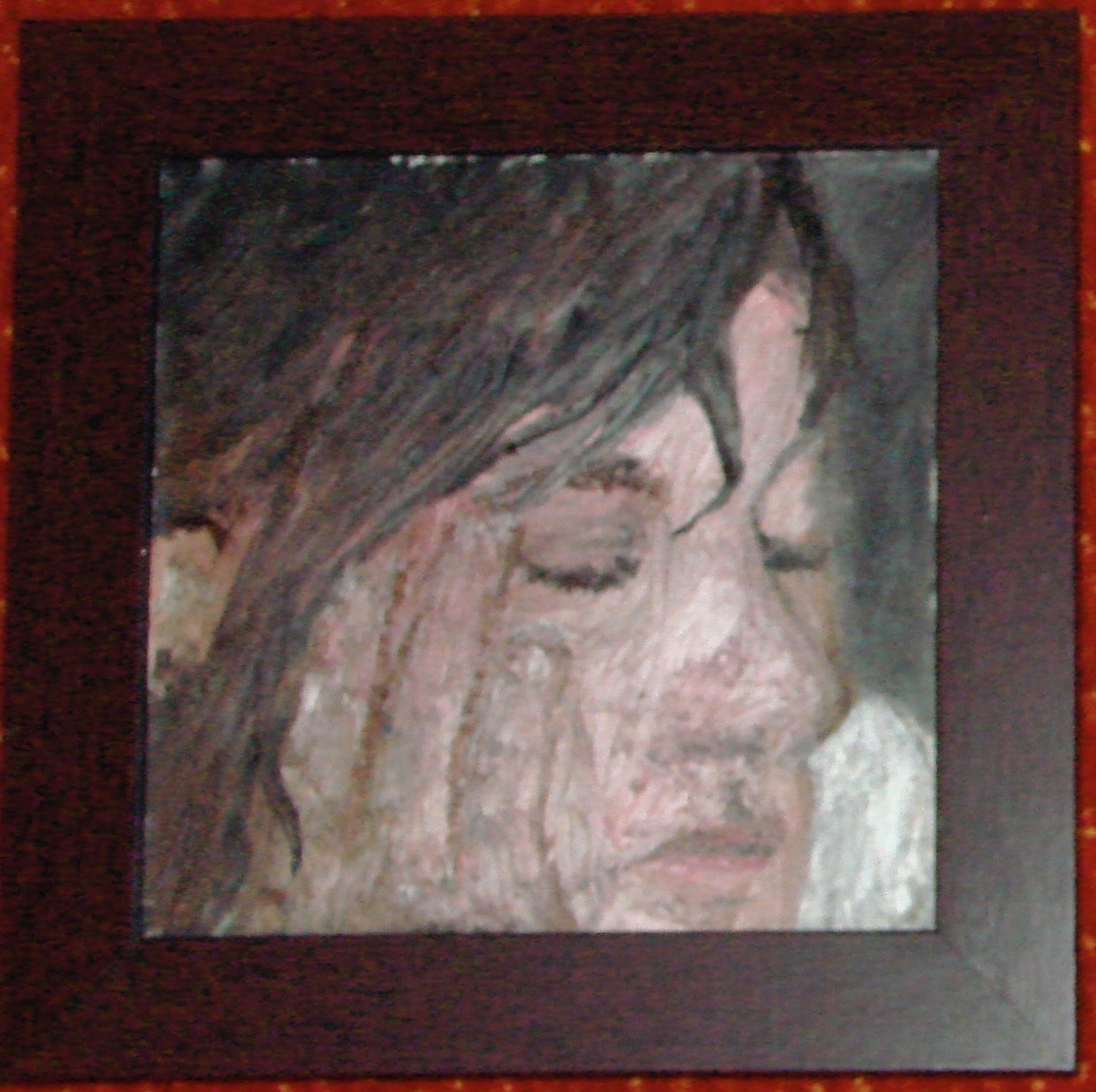 Original artwork titled Tough night by Kris Oliver